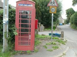 The new defibrillator will be located in this old phone box in the village