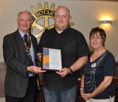Simon Whipp - Rotary Community Service Award