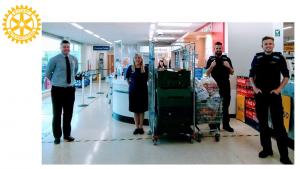Aycliffe Rotary working with the Police and Tesco's