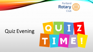 Quirky Quiz run by the Poundbury Rotary Club