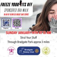 Freeze Your Bits Off
Sponsored Bra Walk
In aid of Glenfield Breast Care Centre