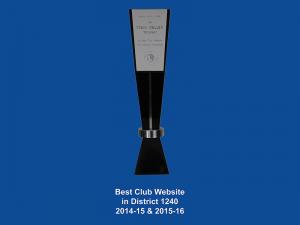 2015 District Website Award