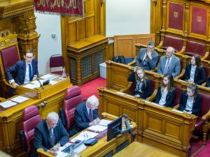 The Chief Minister chairs the Student Peace Debate