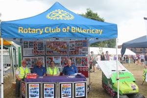 Our stand at the Summerfest