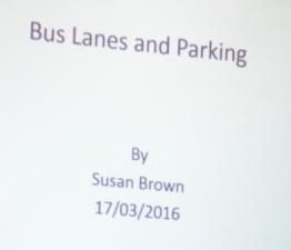 Bus Lanes and Parking