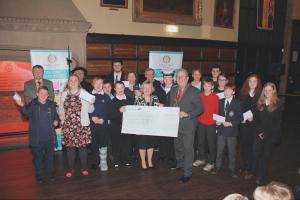 Swimathon Cheques Presentation