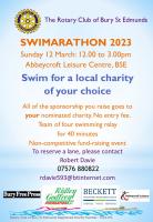 Swimarathon 2023: swimmers and their supporters raised around £10 750 for 20 different charities 
