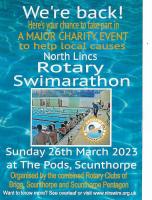 Swimarathon Charity Event at The Pods, Ashby Road , Scunthorpe  