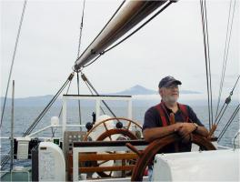 Ron Bailey at the helm