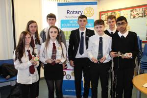 Braeview Academy and St John’s RC High School - winners of the Intermediate and Advanced level Technology Tournament