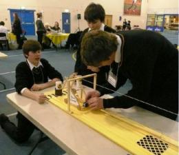 Competitors Testing their entry in a previous Rotary Technology Tournament