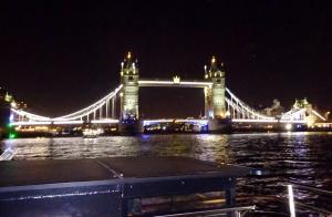 Thames Evening Cruise to see the LED lit Bridges.