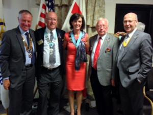 Chris Sumner Installed as District Governor