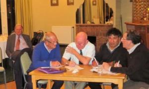 The Liverpool South Team - Rotarians Peter Machin, Peter Woods, Paul Soni and Phil Daniel.