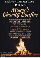 Mayor's Charity Bonfire flyer