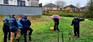 Tree planting at Thacka Field