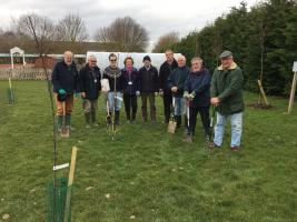 Supporting the Local Community - Tree planting at Ashleigh School