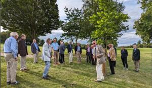 Plaque laying at Whiteleaf Golf Club