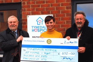 Donation to Tyndale Hospice