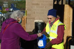 Collecting at Tesco