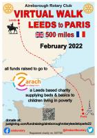 Leeds to Paris Walk hit the heights for Zarach