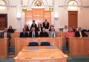 Visit to Mayor's Parlour