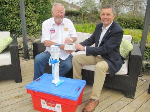 £3,000 donation for Water Survival Boxes to send to Nepal earthquake disaster