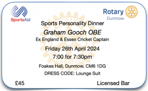 Sports Personality Dinner 2024
