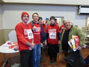 The Leukaemia & Lymphoma team gathering to walk the Wensleydale Wander