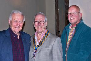 Two new members for Hungerford Rotary Club.