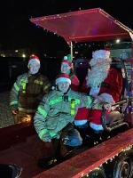 Santa with Brechin Community Fire Service