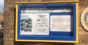 Woodley Town Centre Noticeboard