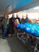 Rotary members deliver Christmas dinners to the elderly in Watton