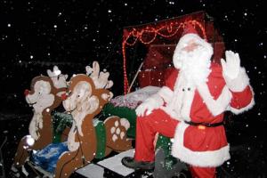 Santa and the Rotary Sleigh