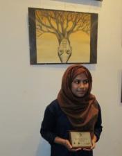 Winner of the People's Choice 2015, Tazneen Ullah from Newland School for Girls
