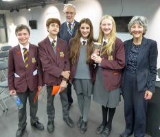 All Hallows School won the Intermediate Youth Speaks Competition run by the two Farnham Rotary Clubs on 23 Nov 2016.
