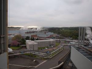 The view from the main Boiler building