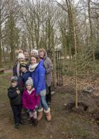 Tree planting in memory of Ron Piggott