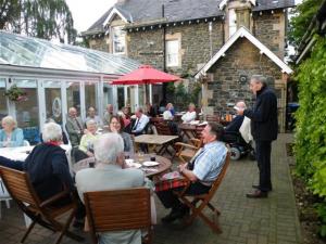 President John welcomes the club to our annual BBQ