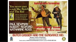 19:00 for 19:30. Butch Cassidy and the Sundance Kid