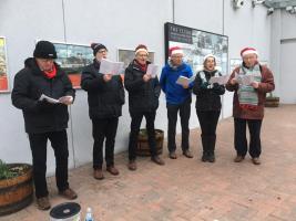 Carols at Gourock Station