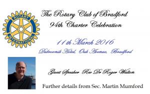 94th Club Charter 11th March 2016
