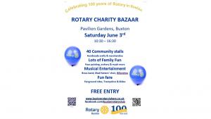 Rotary Charity Bazaar Pavilion Gardens, Saturday June 3rd 2023
