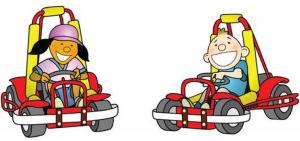 Children karting