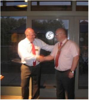 Presidential Handover from John Bacchus to Chris Dear