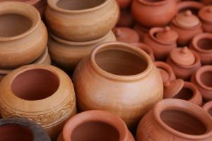 Cathy Young, talking about her lifelong interest in pottery.