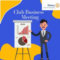 Club Business Meeting via Zoom