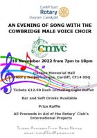 An Evening of Song with Cowbridge Male Voice Choir