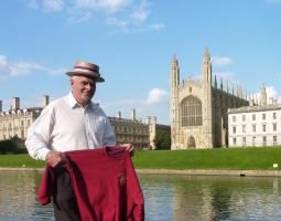 Kings College Chapel and the River Cam.