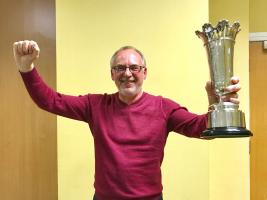 It wasn't all formalities. David Johnson still had time to share his success at the recent Rotary golf tournament!